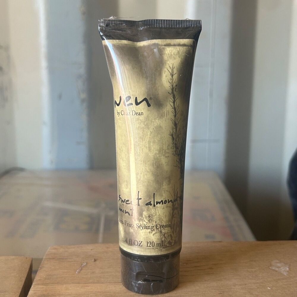 WEN Anti-Frizz Styling Cream Sweet Almond Mint By Chaz Dean 4 oz. SEALED - NEW